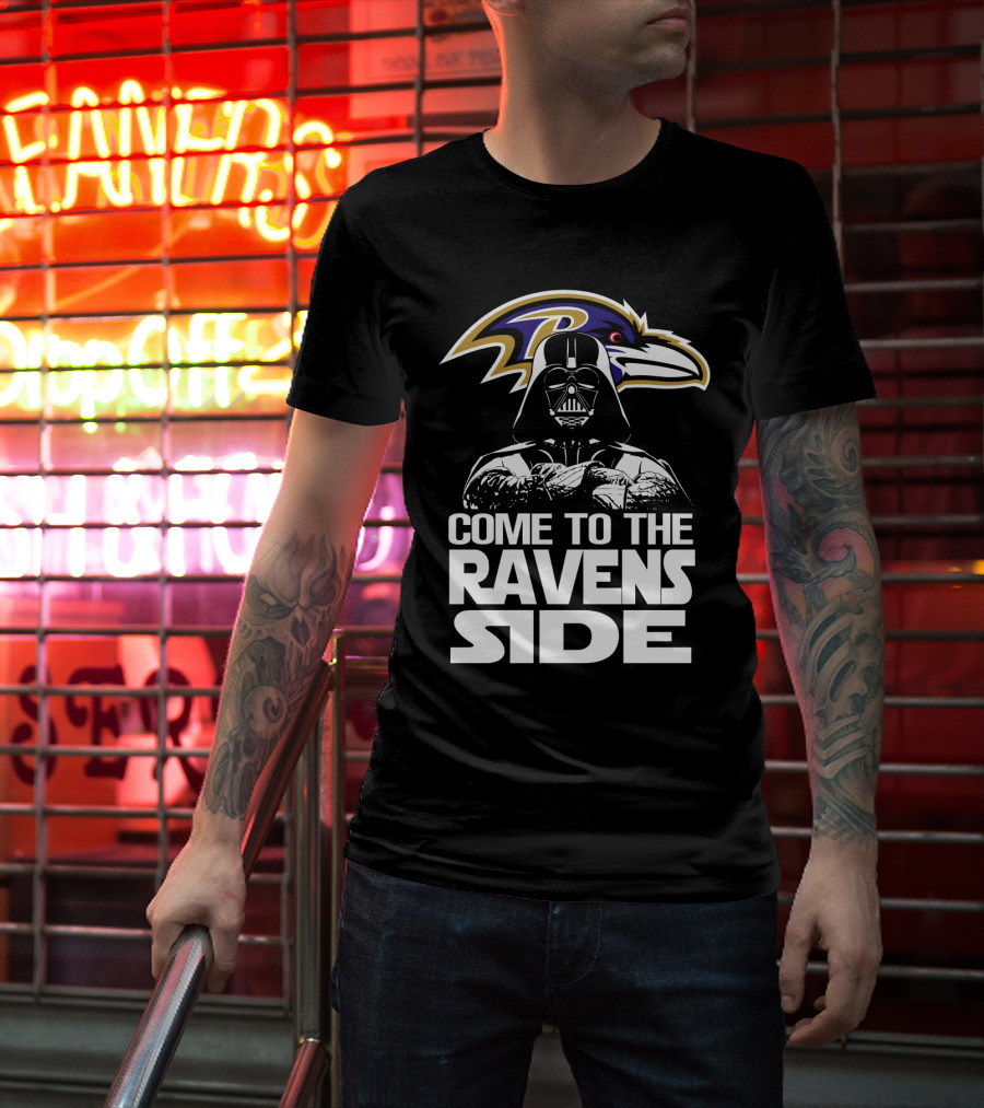 Come To The Ravens Side Baltimore Ravens T-Shirt