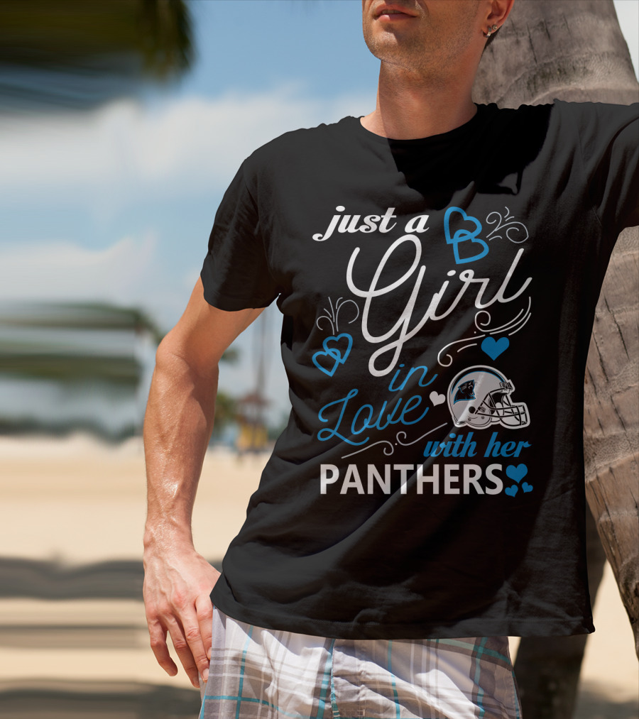 Just A Girl In Love With Her Panthers T-Shirt