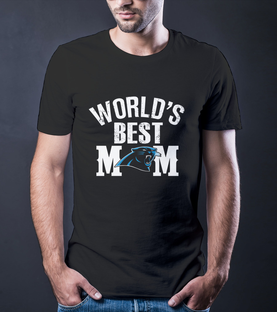 World's Best Mom Carolina Panthers T-Shirt