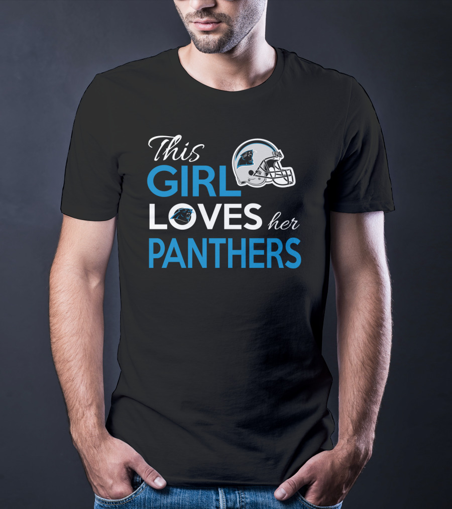 This Girl Loves Her Carolina Panthers T-Shirt