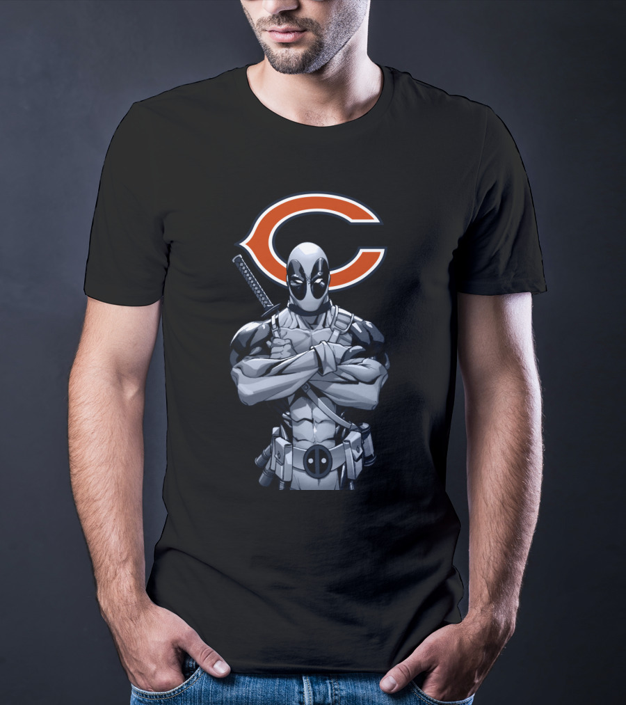 Chicago Bears Deadpool Crossover T-Shirt
