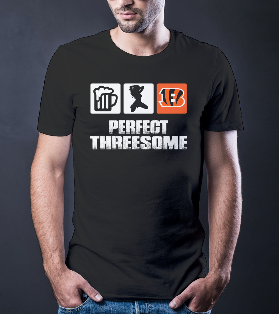 Beer Dance Cincinnati Bengals Perfect Threesome T-Shirt