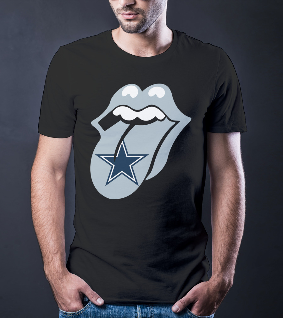 Dallas Cowboys Star With Tongue T-Shirt