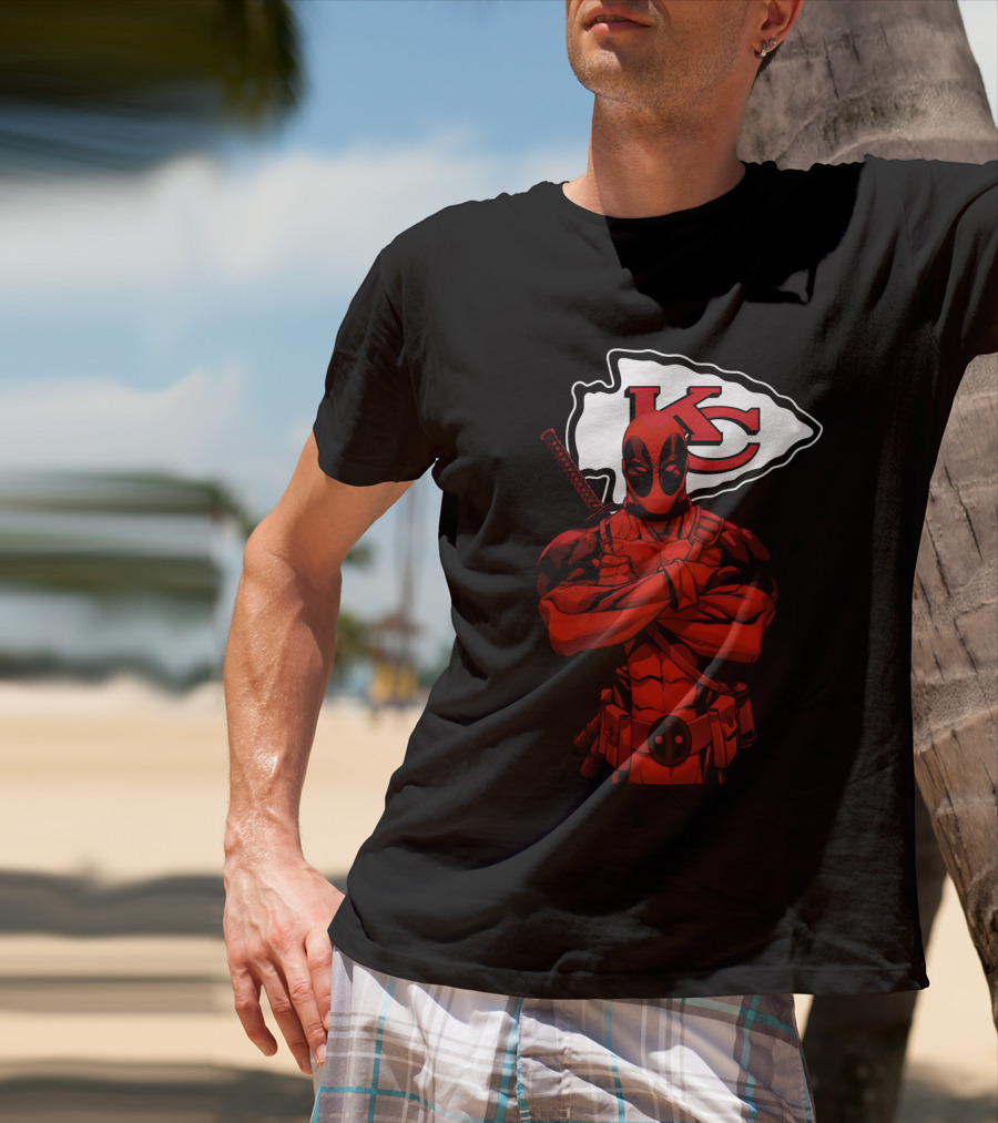 Kansas City Chiefs Kc Superhero Mashup T-Shirt