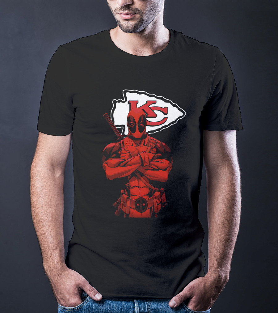 Kansas City Chiefs Kc Superhero Mashup T-Shirt