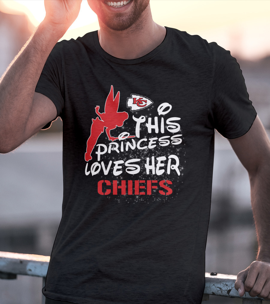 This Princess Loves Her Kansas City Chiefs T-Shirt