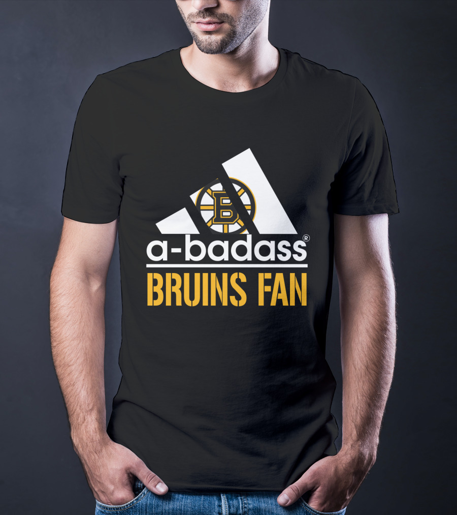 A-Badass Bruins Fan Boston Bruins T-Shirt