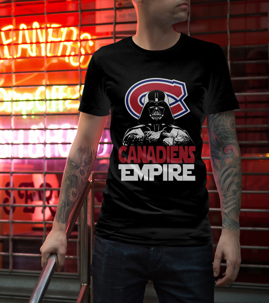 Montreal Canadiens Empire Darth Vader T-Shirt