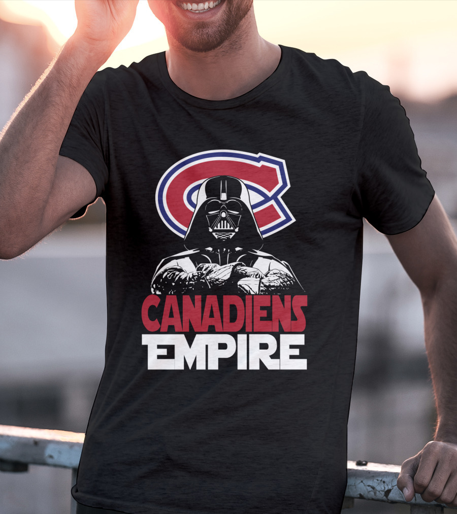 Montreal Canadiens Empire Darth Vader T-Shirt
