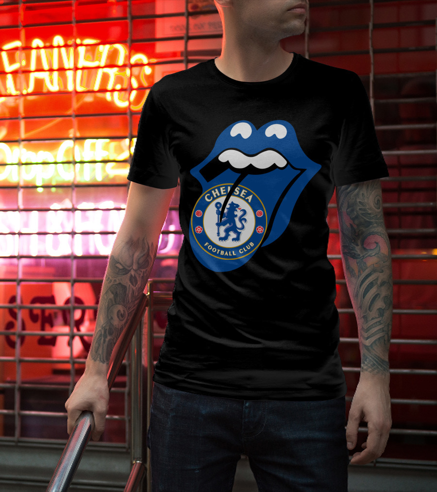 Chelsea Football Club Blue Tongue T-Shirt