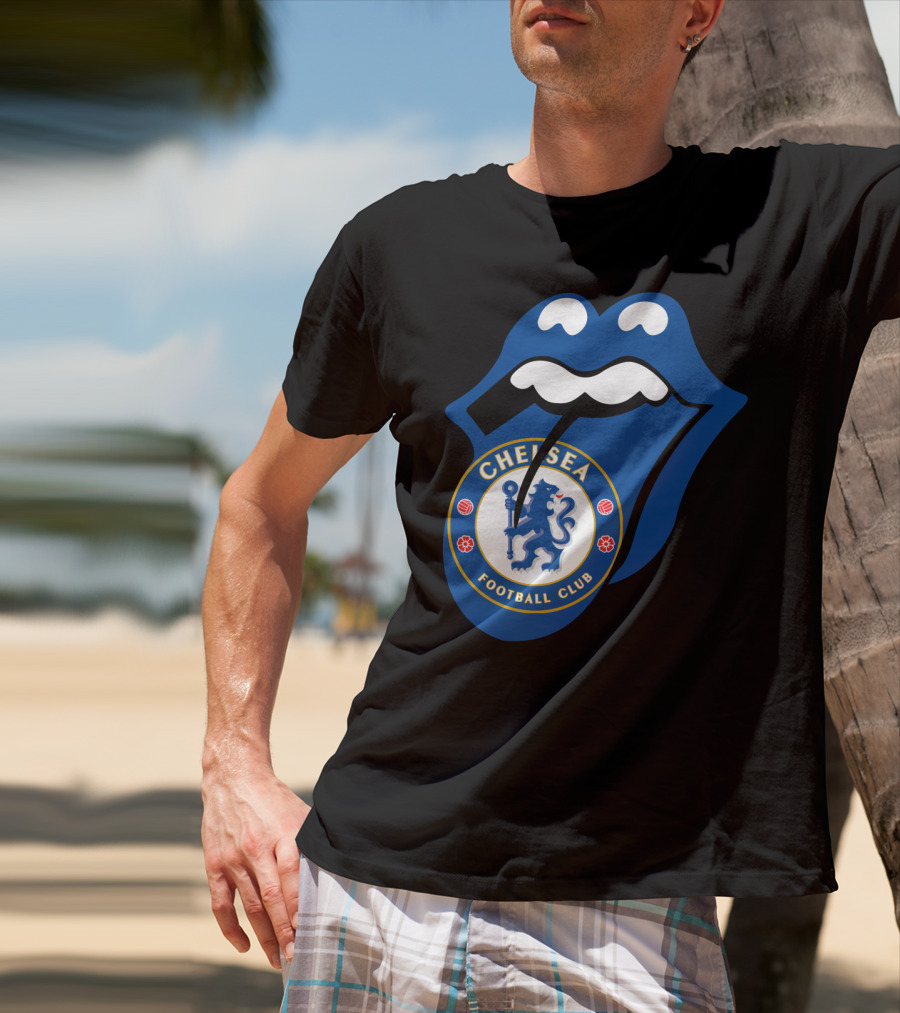 Chelsea Football Club Blue Tongue T-Shirt