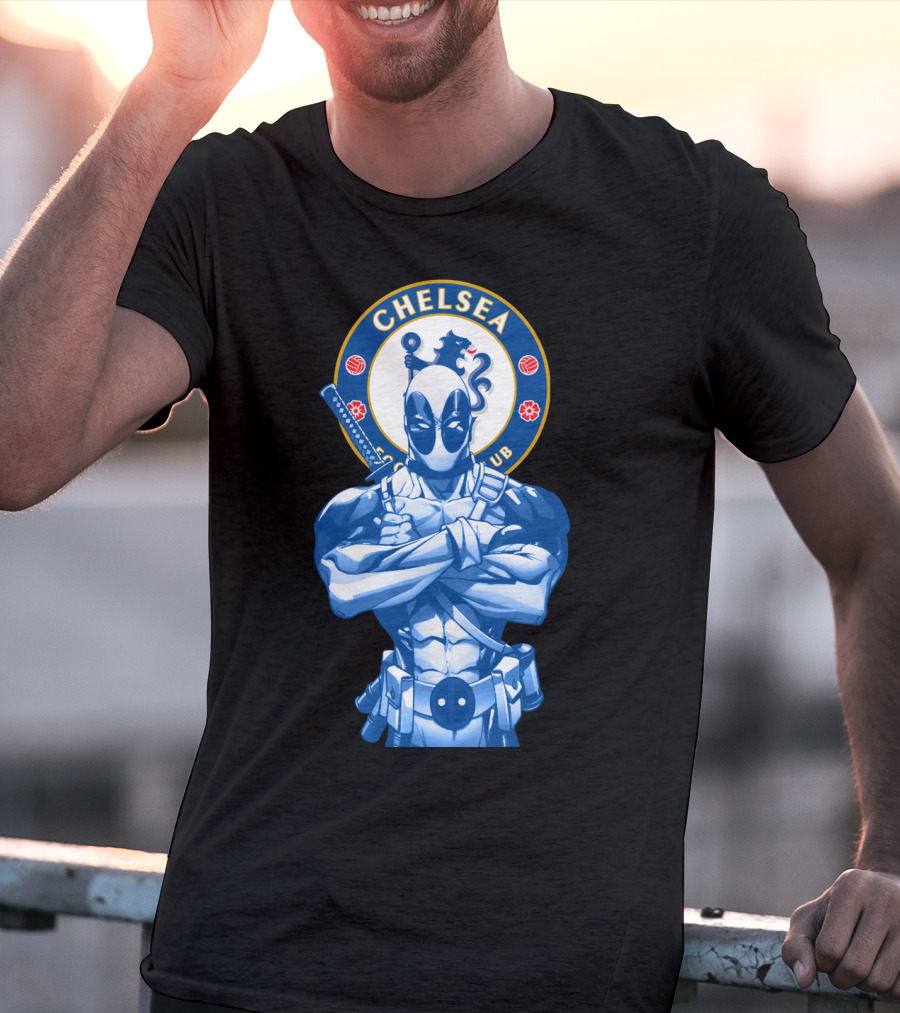 Chelsea Football Club Superhero Crossover T-Shirt