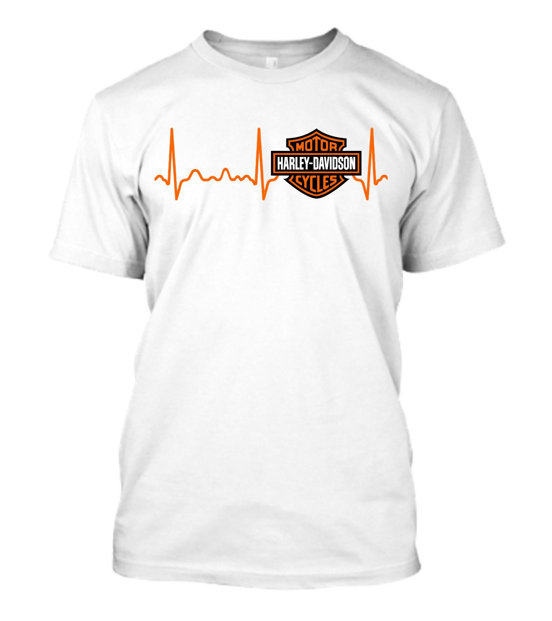 Harley Davidson Heartbeat Motor Cycles T-Shirt