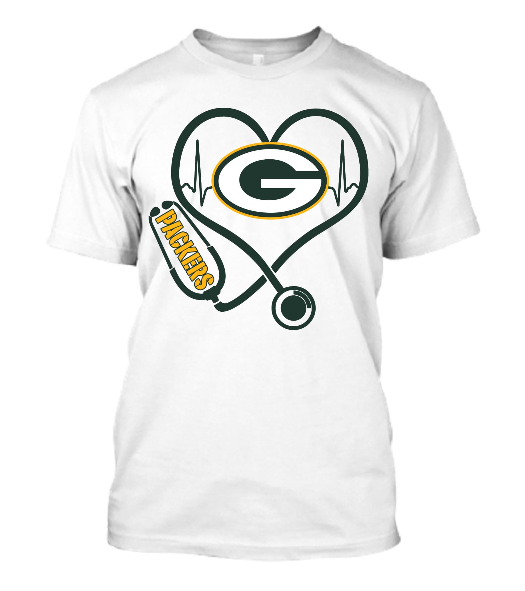 Nurse Packers Heartbeat Stethoscope G T-Shirt